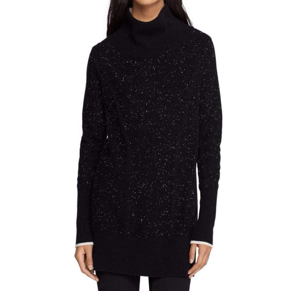 Rag & Bone 100% Cashmere Black Speckled Sweater, Medium, Beautiful Condition